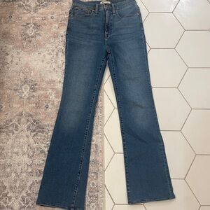 Madewell skinny flare jeans
